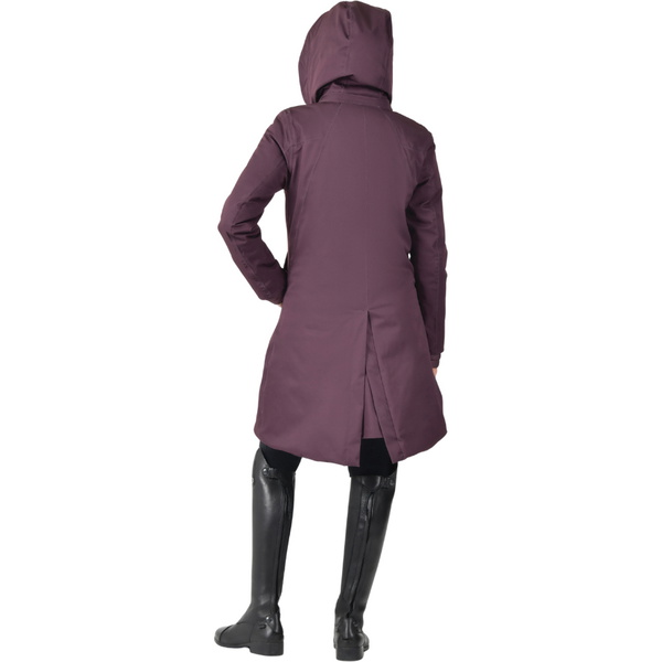 2025 Weatherbeeta Womens All Purpose Waterproof Longline Equestrian Jacket 1028432 - Mulberry
